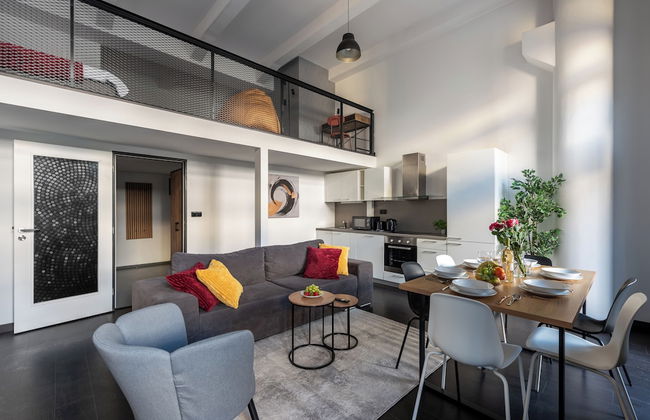 Duplex loft-apart with balcony - Foto 12