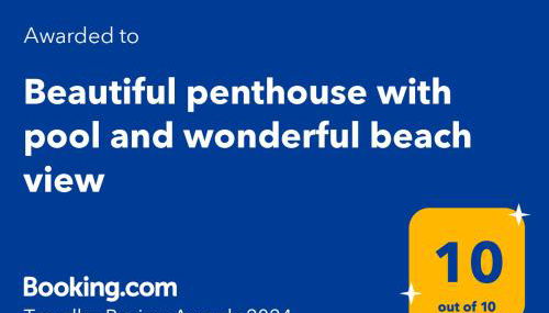 Beautiful penthouse with pool and wonderful beach view - Photo 3