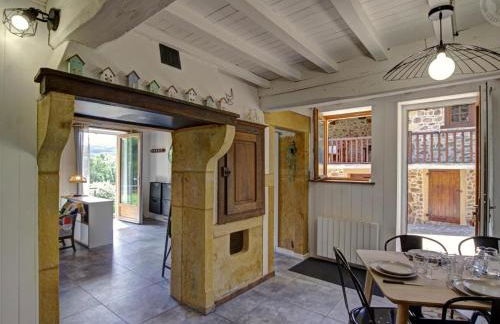 Charmant gîte avec terrasse et animaux acceptés à Belmont-de-la-Loire - FR-1-496-305 - Foto 10