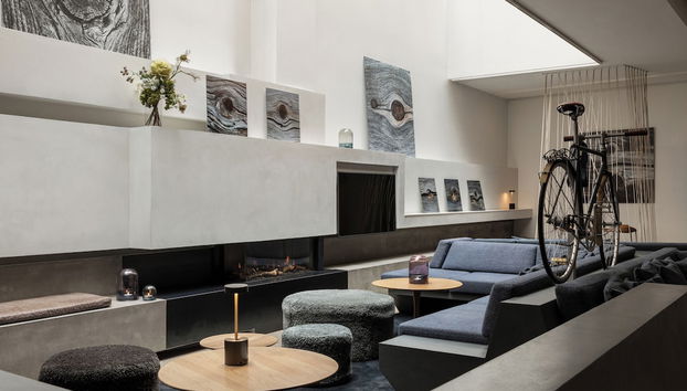 Zona de estar del vestíbulo