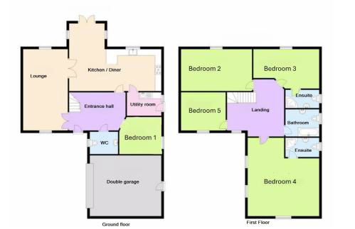 5bed House, 8 Double beds Perfect for large groups - Foto 4