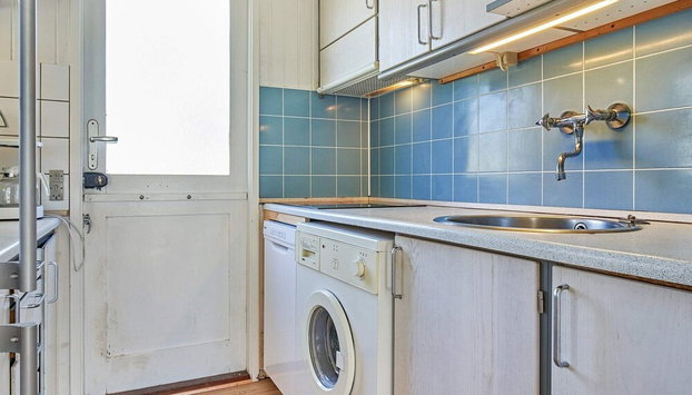 4 Person Holiday Home in Aakirkeby - Foto 5, Cocina privada