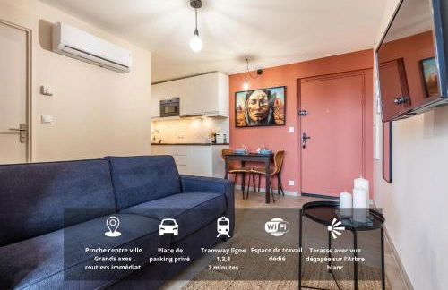 Apollonia Visage du Monde - Clim - Parking - Tram à 2min - Foto 1