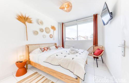 escale-marne fr - Savanna Loft - M8 Tour Eiffel - AC - Climatisation - Parking Gratuit - Free Luggage Storage - Consigne à Bagages Gratuite - 102 - Foto 24