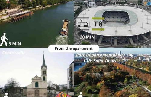 Studio Indépendant avec terrasse proche Paris - Foto 7