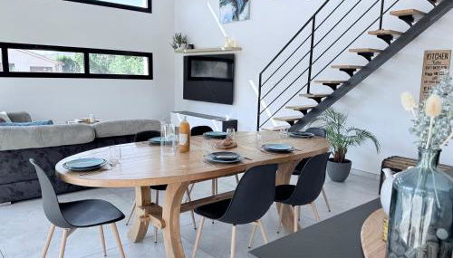 Villa Lumière - Confort, spa, piscine, recharge véhicule & babyfoot - Foto 5