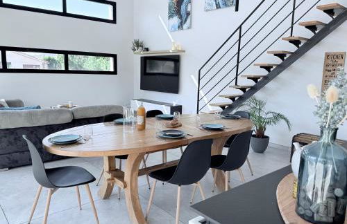 Villa Lumière - Confort, spa, piscine, recharge véhicule & babyfoot - Foto 5