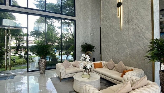 Zona de estar del vestíbulo