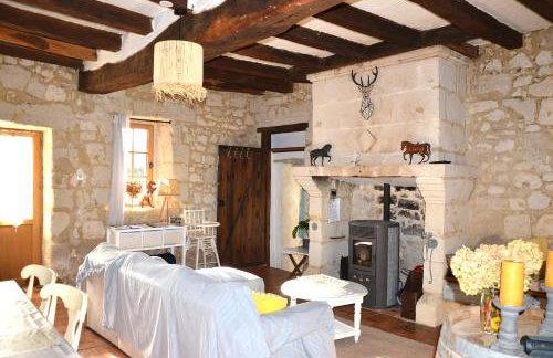 Gite la Poitevinière, jardin, barbecue, proche Saumur, 7 couchages - Foto 9