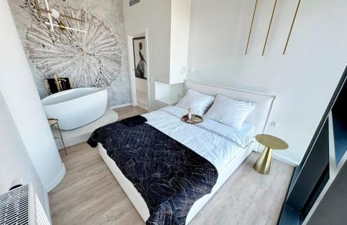 Apartament White Sky 20 Hanza Tower- Free parking - Foto 14