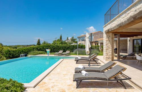 Villa Zelena with Panoramic Seaview and big Pool - Foto 44