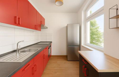 Monteurszimmer Move-in2Stay - Einzelbetten, Smart TV, Wifi - Foto 11