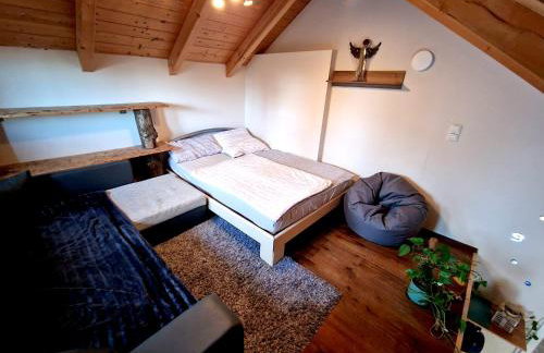 Ferienwohnung mit sonniger Dachterrasse am Pferdehof - Foto 12