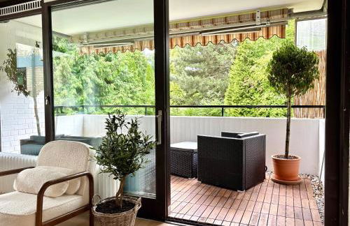 HyggeLiving - DELUXE - 90qm - Balkon - Gartenblick - 55 Zoll TV - Boxspringbetten - Hunde - Kinder - Fahrradkeller - Foto 3