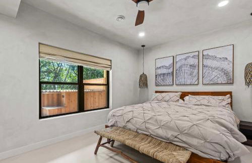 Aframe River Retreat, Sauna, Hot Tub, Workspace, New Build! - Foto 37