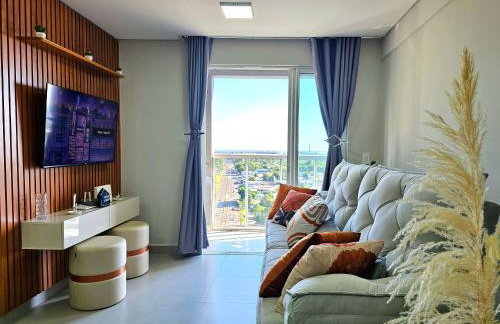 Apt NOVO vista linda das 3 fronteiras roda gigante - Foto 1
