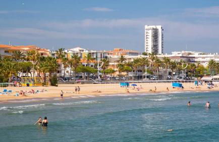 appartement lumineux piscine plage 250m centre ville grande terrasse portaventura - Foto 30