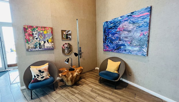 Zona de estar del vestíbulo