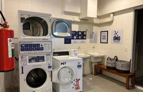 Studio 63 novo, luxuoso e completo com ar condicionado e cama Queen Size - Centro Mogi - Até 4 Pessoas - Foto 79