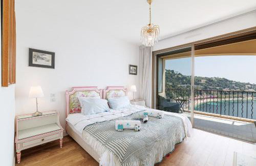 MY CASA - VILLEFRANCHE RESTANQUES - Panoramic sea view 2 bedrooms Swimming pool - Foto 28