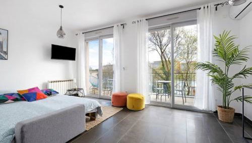 Havre de paix pour 4, clim et balcon, Caluire - Foto 4