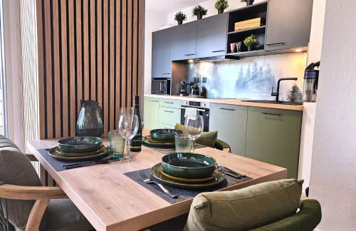 Gîte Forestier - T2 Cosy avec Terrasse & 2 Parkings privatifs -Centre ville - Foto 5