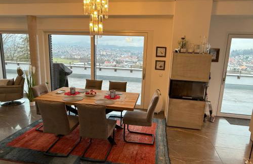 Ferienwohnung - Penthauswohnung Albblick, traumhafter Ausblick, ruhige Lage - Foto 2