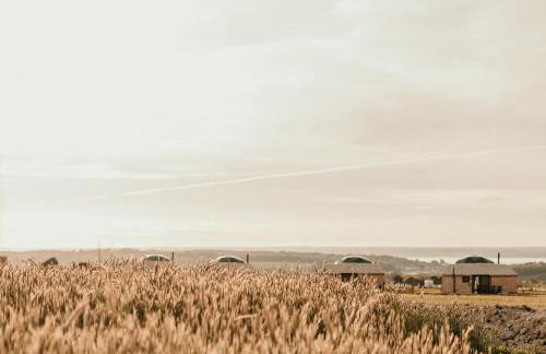 Dome Meadow 5 With Outdoor Tub At Tapnell Farm - Foto 5