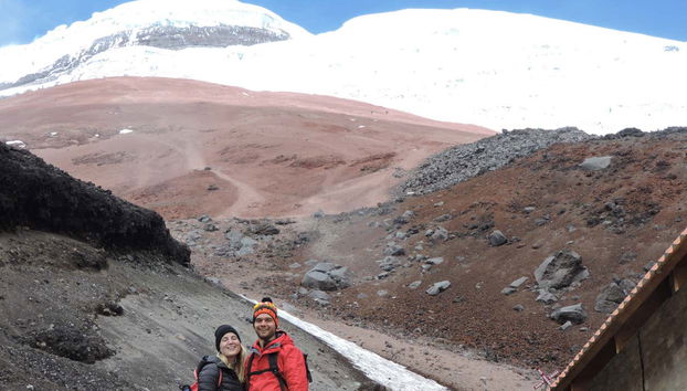 Una sosta durante il percorso