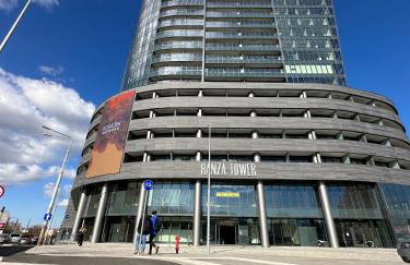 Apartament White Sky 20 Hanza Tower- Free parking - Foto 30