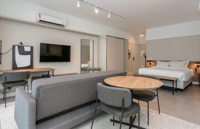 Studios Tower by Viva - Prédio com piscina e estacionamento no centro de Floripa - Foto 31