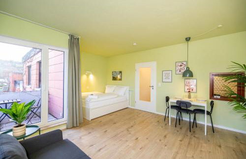 Ruhiges Apartment mit Stellplatz nahe Innenstadt & Main - Foto 10