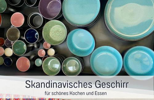 Landloft Linum - Ausgebaute Scheune mit Aussicht, Naturpool, Kamin, Sauna, Luxusausbau, handverlesene MidCentury Möbel & Kunst - Photo 52