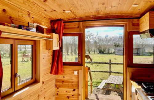 Vue Poneys, 40min Mt St Michel 30min Mer Draps Serviettes Baie Normandie Cottage - Foto 4