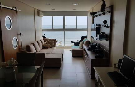 A melhor vista de Santos para 5 pessoas pé na areia - Foto 4