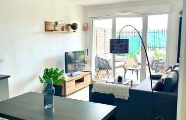 Superbe appart avec Jardin à 2 min de l’Aéroport-4 pers - Photo 22