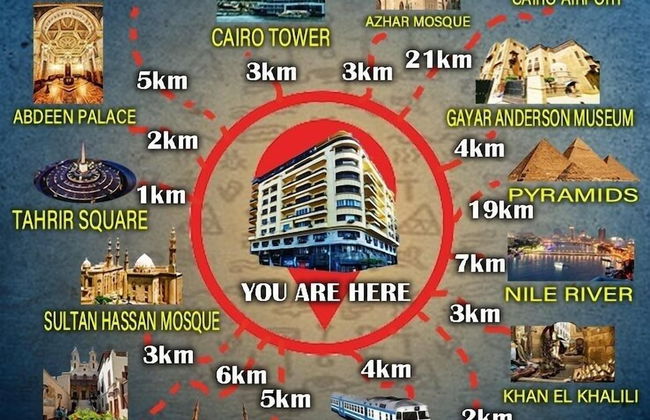 Royal Apartments in Cairo Down town - Foto 80