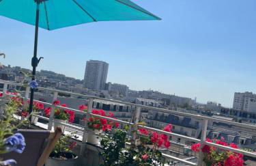 Trois pièces sur parc de la Villette Terrasse et vues - Foto 1