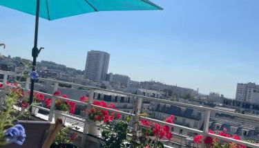 Trois pièces sur parc de la Villette Terrasse et vues - Foto 1