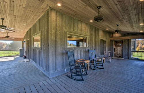 Clarkesville Ranch Cabin with Screened-In Porch! - Foto 24