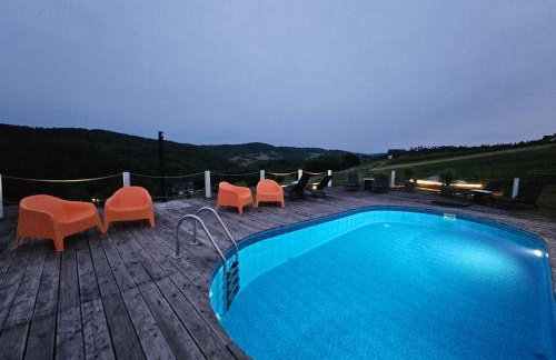 Stodoły w Bieszczadzie domy z basenem i widokiem na góry - Photo 58