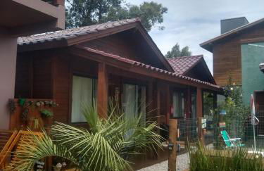 Chalés Praia do Rosa piscina compartilhada - Foto 39