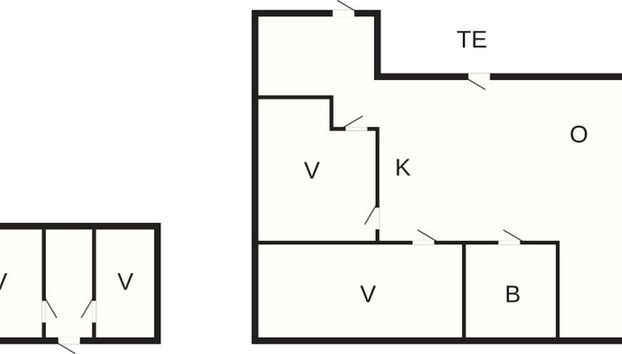 6 Person Holiday Home in Vejby - Foto 5, Plano
