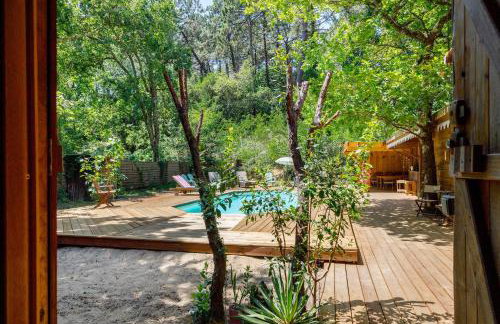 Cap Ferret Villa Grand Chalet Bois - Foto 17