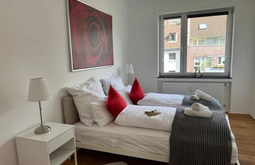 NOOQA Duisburg - Living Collection - Parkplatz, Smart TV, Küche, voll ausgestattet - Photo 43