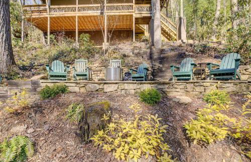 Lake Access and On-Site Creek Lake Toxaway Home! - Foto 33