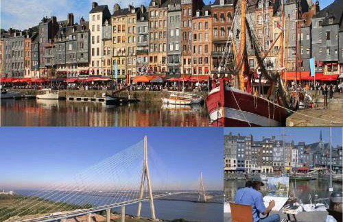 Entre le Pont 9 et l'Eveque , Les Hauts de Honfleur, Piscine, WIFI et Parking gratuits - Foto 6