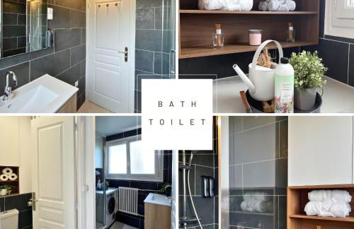 Entire 60m2 apartment - Close to Paris - Parking - Kitchen - 2min RERB - Olympic'24 - Foto 6