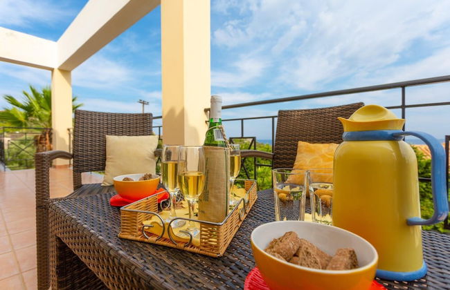 Skala Villa Yellow Large Private Pool Walk to Beach Sea Views A C Wifi - 2826 - Photo 10