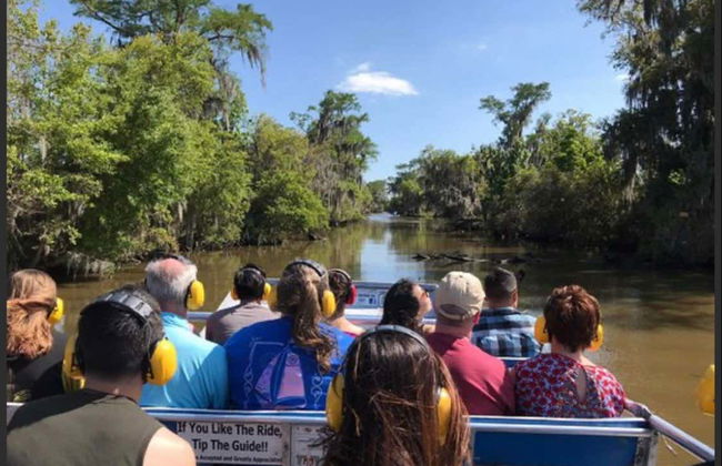 Balade en aéroglisseur dans la Réserve de Barataria - Photo 6
